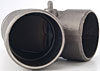 Cast Iron Exhaust Cutout with Cable 2-1/2" OD - image 3