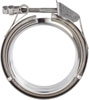 Stainless Steel Quick Release V-Band Clamp & Flanges 4 in. - image 2