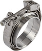 Stainless Steel Quick Release V-Band Clamp & Flanges 3.500 in. - image 1