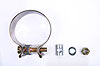 Narrow Band Exhaust Clamp 2.5" ID x 1-1/4" wide - image 3