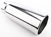 Stainless Exhaust Tip Overall Length: 12 in. - image 1