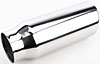 Stainless Exhaust Tip Overall Length: 8 in. Weld-On - image 3