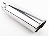 Stainless Exhaust Tip Overall Length: 12 in. Weld-On - image 1