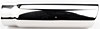 Stainless Exhaust Tip Overall Length: 12 in. Weld-On - image 2