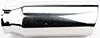 Stainless Exhaust Tip Overall Length: 12 in. Weld-On - image 2