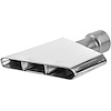 Circle Track Style Stainless Steel Exhaust Tip 3" I.D. Inlet - image 1