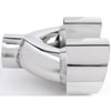 Stainless Dual Exhaust Tip Overall Length: 7 7/8 in. Weld-On - image 2