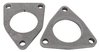 Exhaust Flange Set Fits Select GM LS 4.8L, 5.3L, 6.0L, 6.2L Truck Engines, LM7, LQ4, LQ9 [2.5 in. Pipe Dia., 3-Bolt]  - image 3