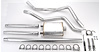 Cat-Back 2.5 in. Dual Exhaust System for 1994-2001 Dodge Full-Size Truck 2WD/4WD V6, 318, 360 - image 1