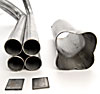 Open-Wheel Long Tube Weld-Up Header Kit Primary O.D. 1 1/2 in. & 3 in. Collector - image 2