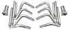 Open-Wheel Long Tube Weld-Up Header Kit Primary O.D. 2 1/8 in. & 4 in. Collector