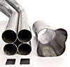 Open-Wheel Long Tube Weld-Up Header Kit Primary O.D. 2 1/8 in. & 4 in. Collector - image 2