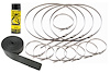 Charcoal Black Exhaust & Header Wrap Kit [2 in. x 50 ft.] - image 1