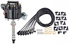 HEI Distributor Kit For Small Block & Big Block Chevy with 8 mm Black HI-Temp Wires & 90-Degree Ceramic Boots
