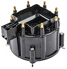 OE Replacement HEI Distributor Cap for GM [Black] - image 1