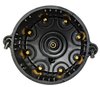 Replacement Distributor Cap & Rotor for JEGS SSR-III RTR Distributors [Black] - image 3
