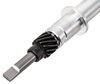 HEI Distributor w/Vacuum Advance for 1965-1990 AMC & Jeep 199-258 ci.  6-Cylinder Engines [Black Cap] - image 4