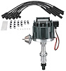 HEI Distributor & Wire Set for 1965-1990 AMC & Jeep 199-258 ci. 6-Cylinder Engines [Black Cap] - image 1