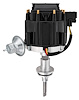 HEI Distributor w/Vacuum Advance for 1965-1989 Mopar Small Block 273-360 [Black Cap] - image 1