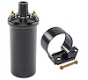 High-Energy Ignition Coil and Bracket Kit [Black Coil and Black Ford style Mounting Bracket] - image 1