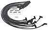 8.0mm Black Pow'r Wires Small Block Chevy Under Headers - image 1