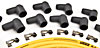 8.5mm Yellow Ultra Pow'r Wires Small & Big Block Chevy Over Valve Covers or Under Headers & AMC 290-401 V8 W/HEI - image 3