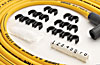 8.5mm Yellow Ultra Pow'r Wires Small Block Chevy Under Headers - image 3