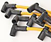 8.5mm Yellow Ultra Pow'r Wires Small Block Chevy Under Headers - image 4
