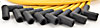 8.5mm Yellow Ultra Pow'r Wires 1985-95 Small Block Chevy Truck 5.0L/5.7L - image 3