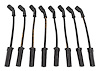8.5 mm Ultra Pow'r 11 in. Truck Spark Plug Wires for GM Gen III/IV LS, Gen V LT Engines [Black] - image 1