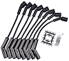 Hi-Temp Universal Spark Plug Wires [45-Degree Black Ceramic Boot] - image 1