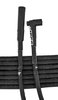 8mm Hi-Temp Sleeved Spark Plug Wire Set for Big Block Chevy 396, 402, & 454 w/HEI, Over Valve Cover w/Straight Boots [Black] - image 2