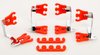 Competition Spark Plug Wire Loom Kit Red - image 2