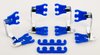 Competition Spark Plug Wire Loom Kit Blue - image 2