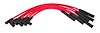 8.0mm Red Pow'r Wires for 1964-1990 AMC/JEEP 232 & 258 6-Cylinder w/HEI Distributor - image 1