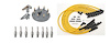Distributor Cap, Rotor, Spark Plug & Spark Plug Wire Kit 1977-95 Ford 5.0L - image 1