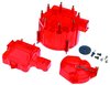 HEI Distributor Cap & Rotor Kit Translucent Red - image 3