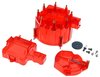 HEI Distributor Cap & Rotor Kit Translucent Red - image 4