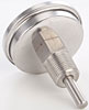 Liquid-Filled Engine Thermometer [2 1/8  in. OD, Black Face] - image 2