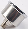 Nitrous Pressure Gauge, 1 1/2 in. Dia. Mechanical  [Liquid Filled, 0-1500 psi with Black Face] - image 3