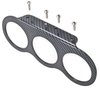 Aluminum Gauge Panel Carbon Fiber Look Finish - image 3