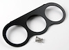 Aluminum Gauge Panel Black Powder Coat Finish - image 1