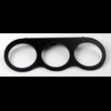Aluminum Gauge Panel Black Powder Coat Finish - image 3