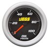 Oil Pressure Gauge, 2 5/8 in. Mechanical [0-100 psi with Black Face] - image 2