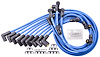 8.5mm Blue Ultra Pow'r Wires for Small Block Chevy Under Headers - image 1