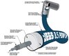 8.5mm Blue Ultra Pow'r Wires for Small Block Ford 302 with HEI Cap - image 4