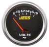 Voltmeter Gauge, 2 5/8 in. Electrical [8-18 Volts with Black Face] - image 2