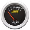 Voltmeter Gauge, 2 5/8 in. Electrical [8-18 Volts with Black Face] - image 3