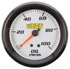 Oil Pressure Gauge, 2 5/8 in. Mechanical [0-100 psi with Silver Face] - image 2