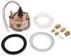 Oil Pressure Gauge, 2 5/8 in. Mechanical [0-100 psi with Silver Face] - image 4